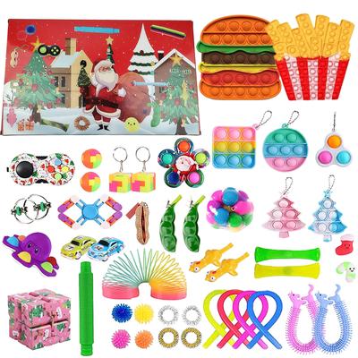 Kalendarz adwentowy z odliczaniem do świąt Bożego Narodzenia, zestaw zabawek do domu, szkoły, imprezy, gry dla rodziców i dzieci