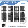 432pcs Spice Labels - Black, 1.4in Round, Waterproof, Preprinted & Blank for Jars, Caps & Organizers