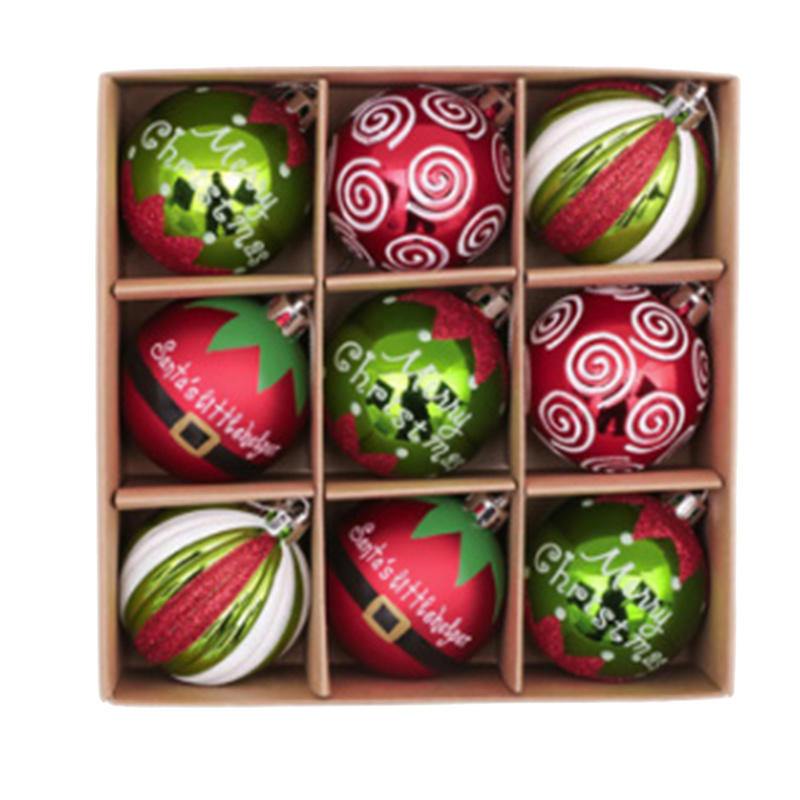 Christmas Tree Decorations Set Shatterproof Xmas Hanging Ball Ornament for Holiday Decor