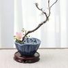 1pc Ceramic Lotus Blossom Flower Arrangement, Hydroponic Zen Meaning, Chinese Style Flower Arrangement, Bowl Flower, Art Dried