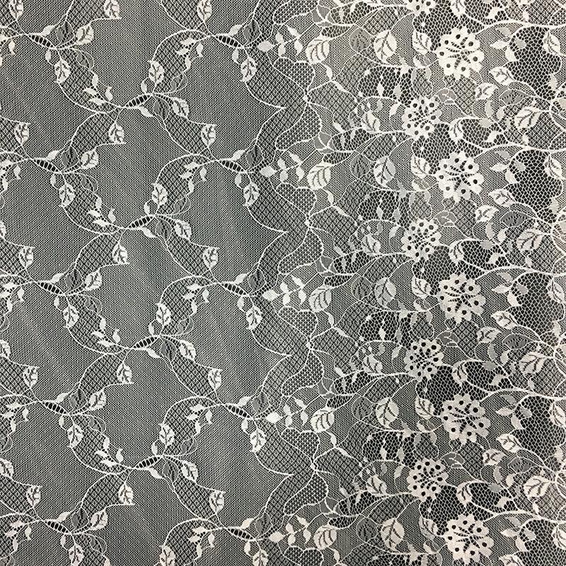 All-Polyester Hollow Flower Non-Elastic Lace Trim for Lolita Wedding Dress or Evening Gown