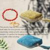 Fashion Jewelry Storage Bag With Zipper And Tassel Pendant Large Capacity Travel Pouch For Rings Bracelets Necklaces Earrings