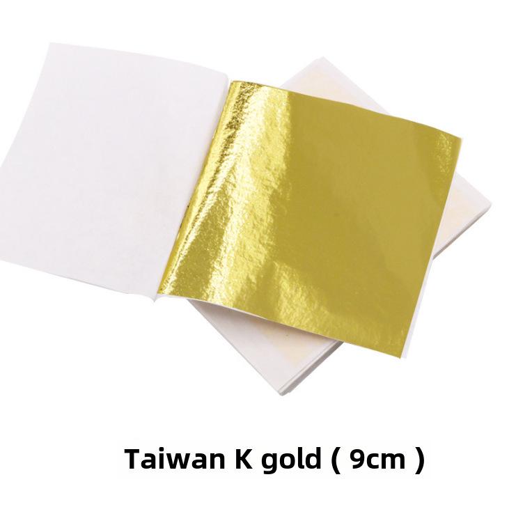 Taiwan Gold 9 Cm Gold Line Nail Art Stickers, 100-Piece Gold Foil Decoration