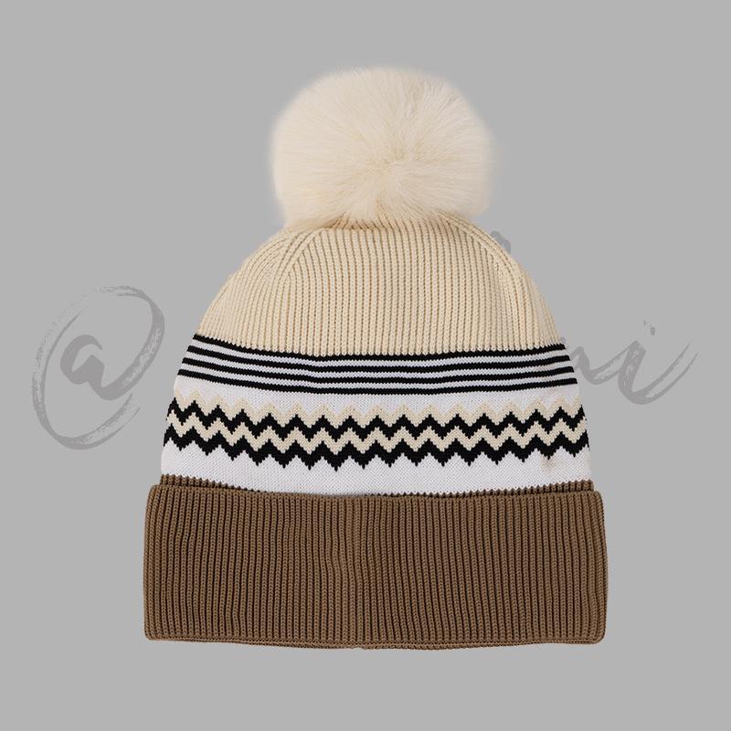 New Color Matching Four Seasons Flying Knitting Men and Women Knitted Hat Big Head Circumference Cold Hat Men Temu Lazy Wind