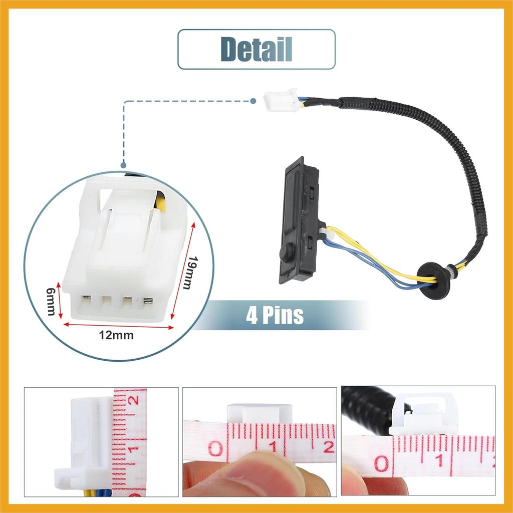 25380-3JA0A for Nissan Pathfinder Platinum 2016-2020 for Nissan Pathfinder Platinum Hybrid 2014-2015 Rear Liftgate Trunk Open Release Switch