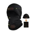 Autumn And Winter Fleece Hat Men's Sports Cold Swing Fleece Neck Cover Outdoor Cycling Mountaineering Mask Warm Cold Neck Set