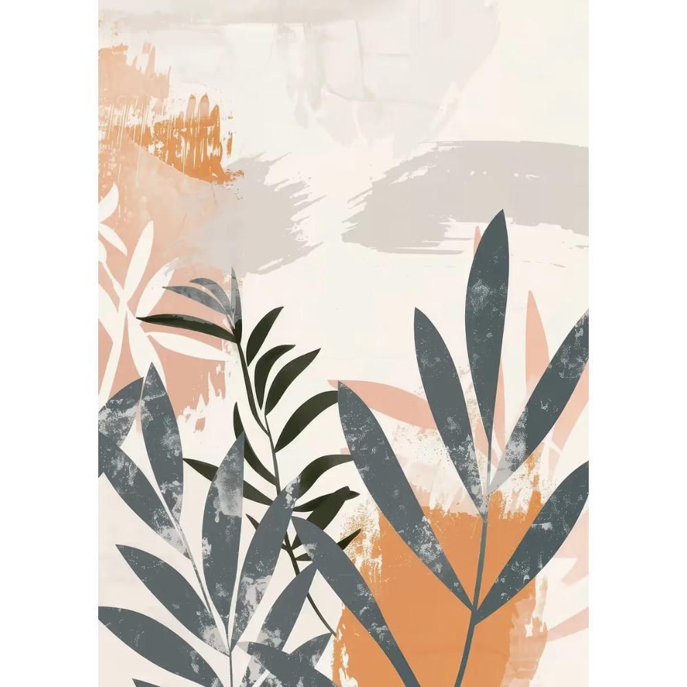 Abstract Flowers Botanical Posters Boho Line Neutral Flower Vase Prints Canvas Painting Girly Wall Art Pictures Home Room Decor
