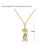 Couple Hugging Pendant Necklace and Earrings Set Exquisite Lover Earrings Pendants Couple Necklace Earrings Love