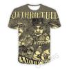 New Classic Jethro Tull Rock 3D Print T-shirts For Men Women Hip Hop Trend T Shirt Y2k Top Oversized Street Style Men's Clothing