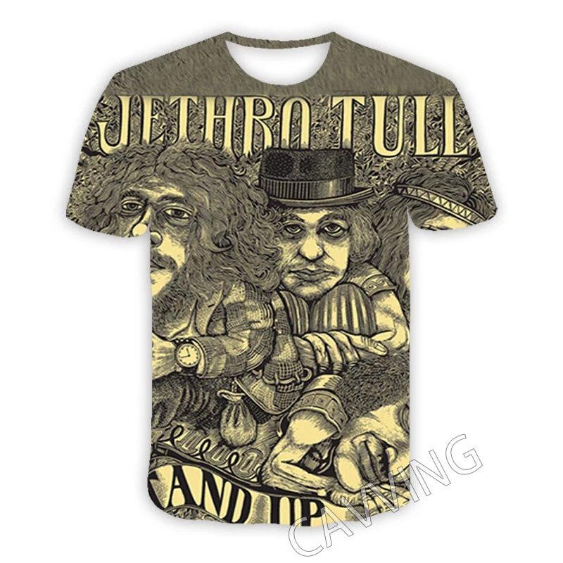 New Classic Jethro Tull Rock 3D Print T-shirts For Men Women Hip Hop Trend T Shirt Y2k Top Oversized Street Style Men's Clothing