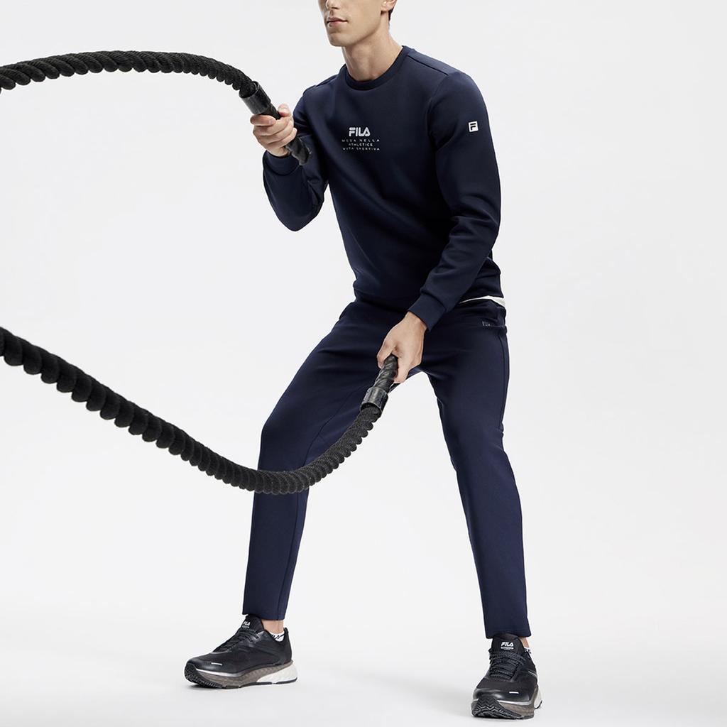 New FILA Knitted Sports Pants Men's Royal Blue A11M411602A-NV