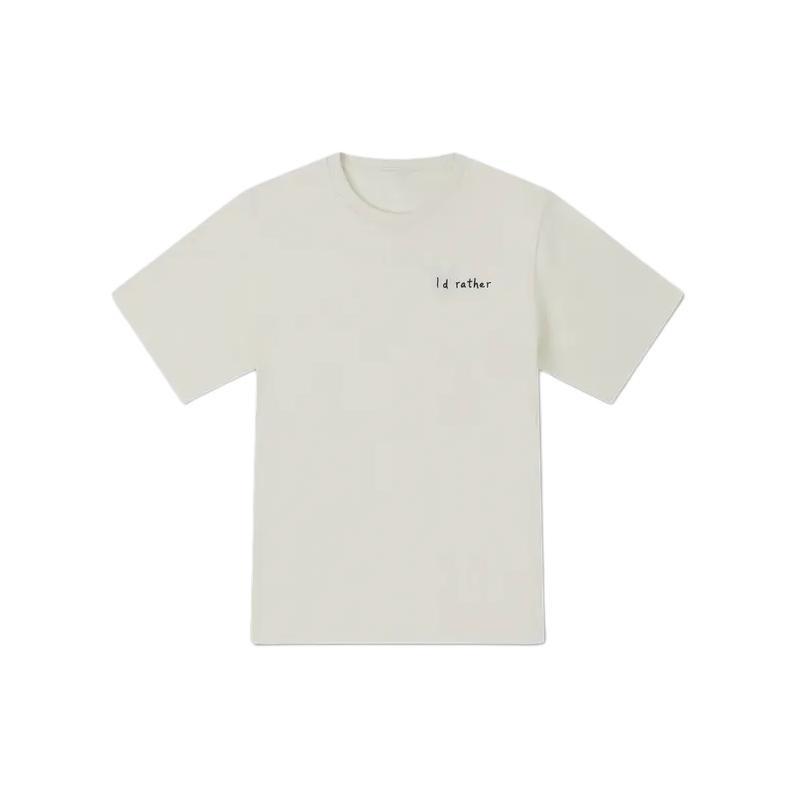(WMNS) Converse Summer Verbiage T-Shirt Asia Sizing White Women s 10027223-A01 L
