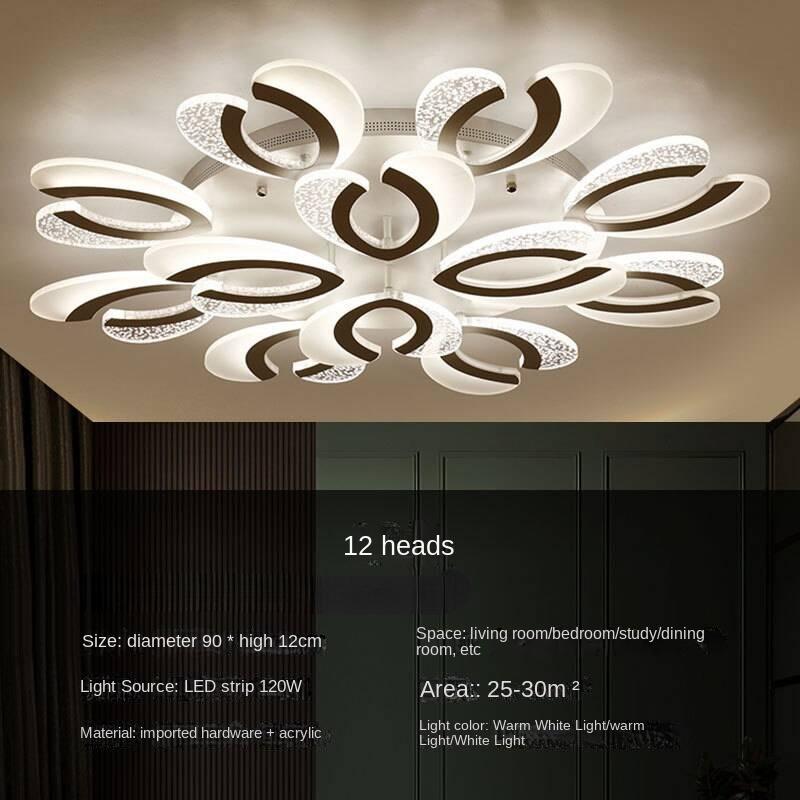 LED Living Room Ceiling Lamp Bedroom White Restaurant Hotel Villa Creative Lamp Ceiling Light