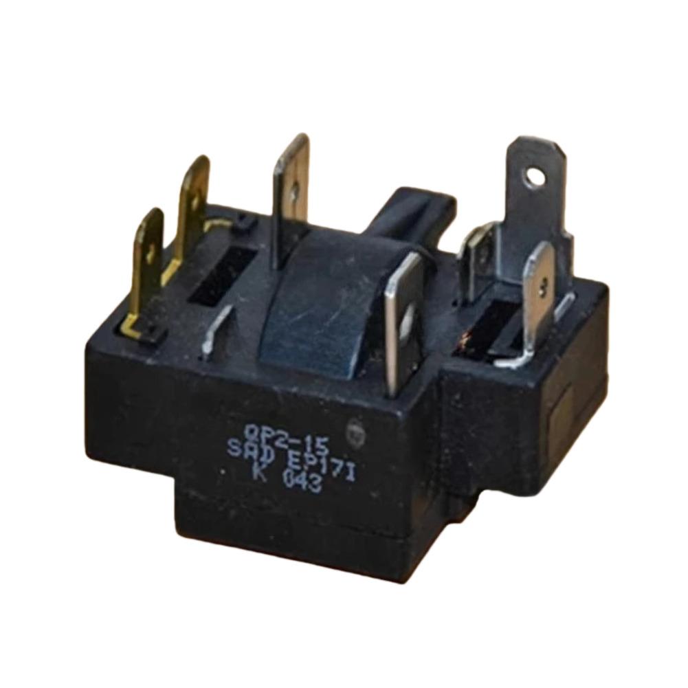 6Pin QP2-15H Starter Relay for Refrigerators Featuring Overload Protection To Maintain Optimal Cooling Performance