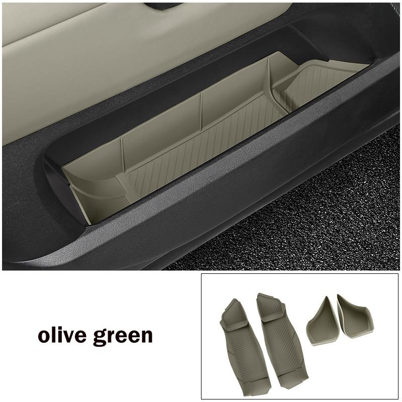 For Land Rover 2020-2025 Defender 130/110/90 Door Storage Box Silicone Mat Interior Decoration Accessories