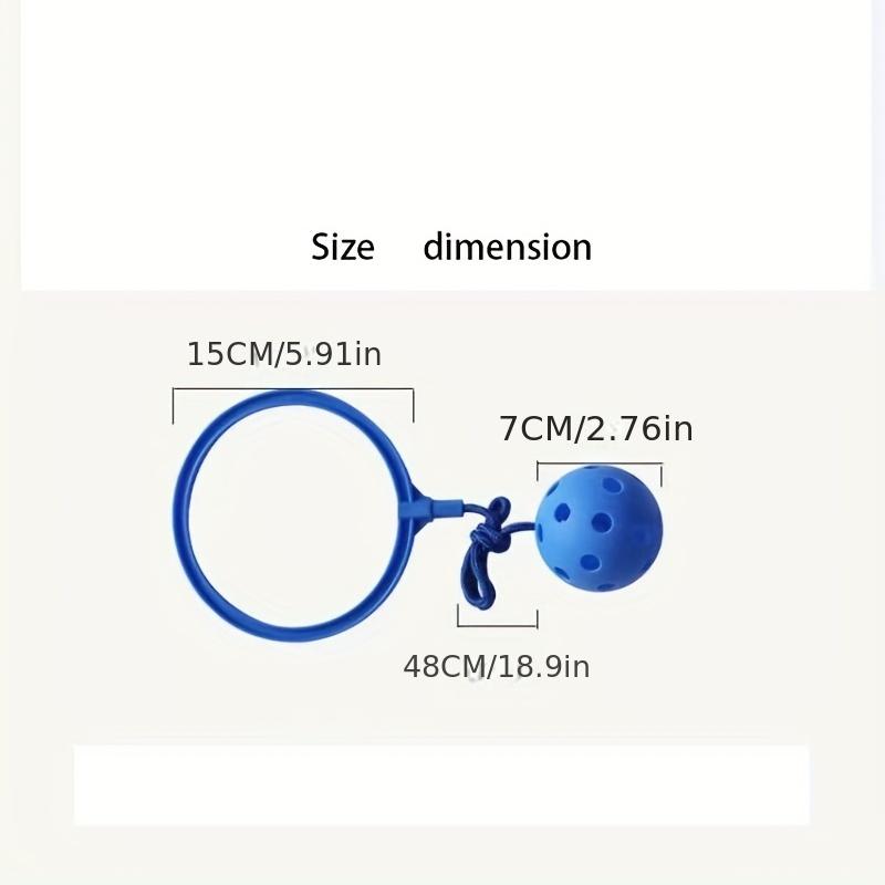 Lemon Jump Ball Swing Ball Tie Foot with Bounce Sense System Training Equipment Game Props Bounce Ankle Ring Bounce Fitness Ball Magic Wheel