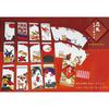 Hanafuda Letter Set Includes 12 Types Writing Paper Envelopes Paulownia Box Made Washi (large Pochette Stickers).