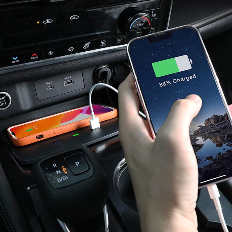 Car Wireless Charger for Nissan X-trail T33 Rogue    Phone Charger Charging Pad Panel Charging Holder