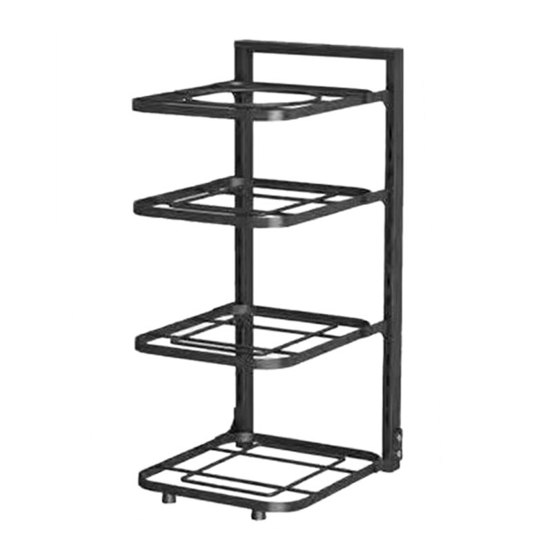 Стойка для хранения кастрюль многослойная утолщенная прочная с круглыми углами органайзер для кастрюль для кухни три 2440₽