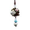 Collana in ceramica intrecciata in stile nazionale retrò, collana da donna, accessori per abbigliamento