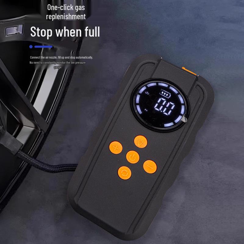Two-in-One Car Jump Starter & Air Pump: High-Capacity Emergency Multifunction