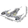 MOOXI Weltraumkrieg Panzer Modell Bausteine DIY Diorama Erwachsene Kinder Spielzeug Bausteine Set Montessori Geschenke Raumdekoration