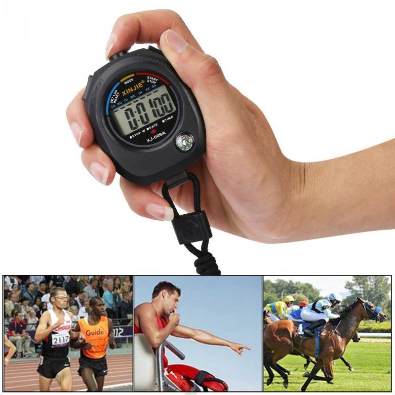 2 PCS Multifunctional Handheld Digital LCD Stopwatch Timer for Sports ...