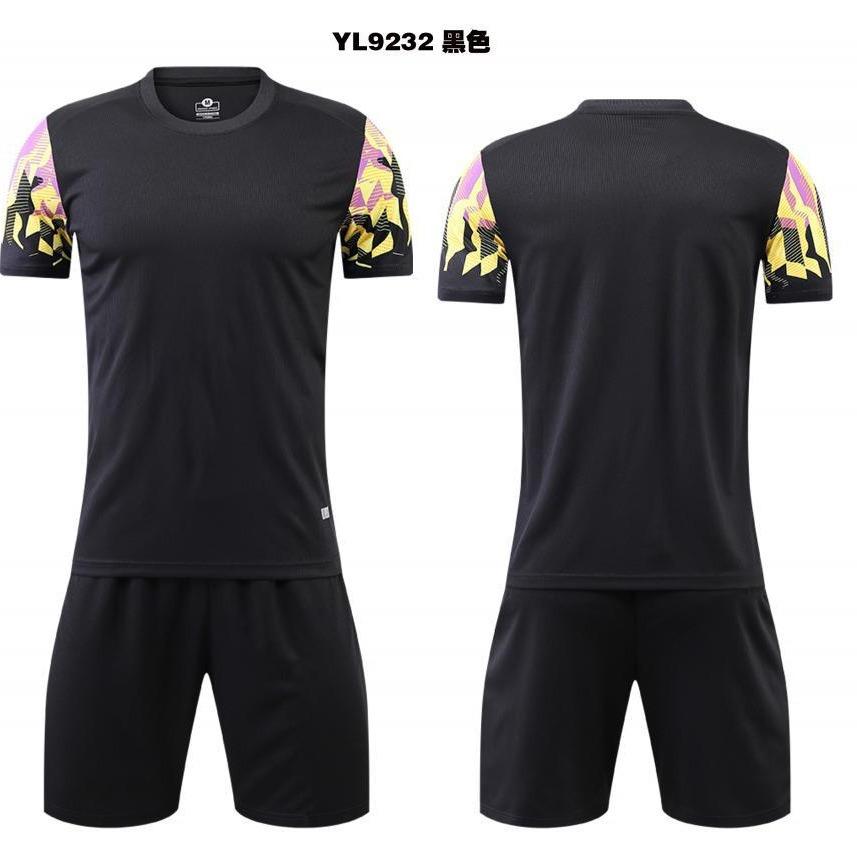 Summer Short Sleeve New Soccer Uniform Set Adult Kids Team Competition Training Uniform Sports Jersey 9232