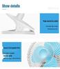 Cartoon Mini Electric Fan: Energy-Saving Shaking Head Fan for Student Dorms and Desktops