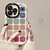 Applicable To Pura70 Huawei Nova11 Mobile Phone Case Oppo Plaid Cute Rabbit VivoS18 Silicone Xiaomi 14