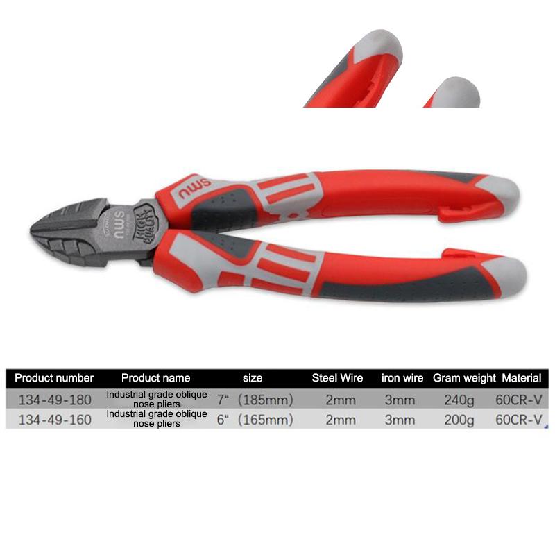 Universal Wire Cutter Needle Nose Crimping Plier Electrician Working Hardware Diagonal Pliers For Electricians