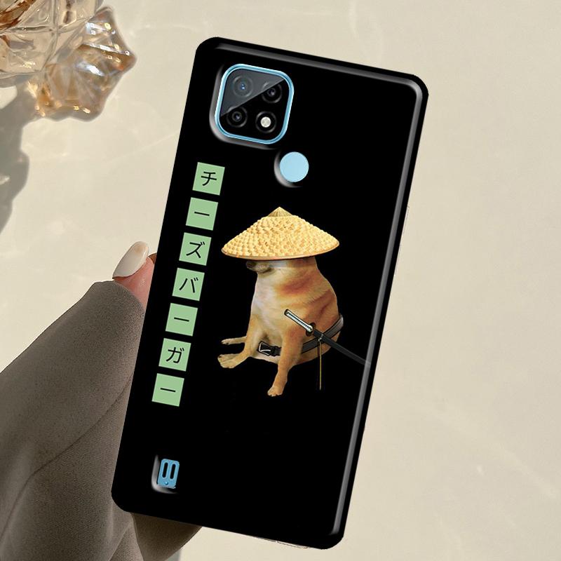 Funny Cheems Doge For Realme 13 11 10 12 14 Pro Plus GT 5 6 6T GT7 Pro C67 C61 C53 C51 C21Y C25S C75 C55 Case
