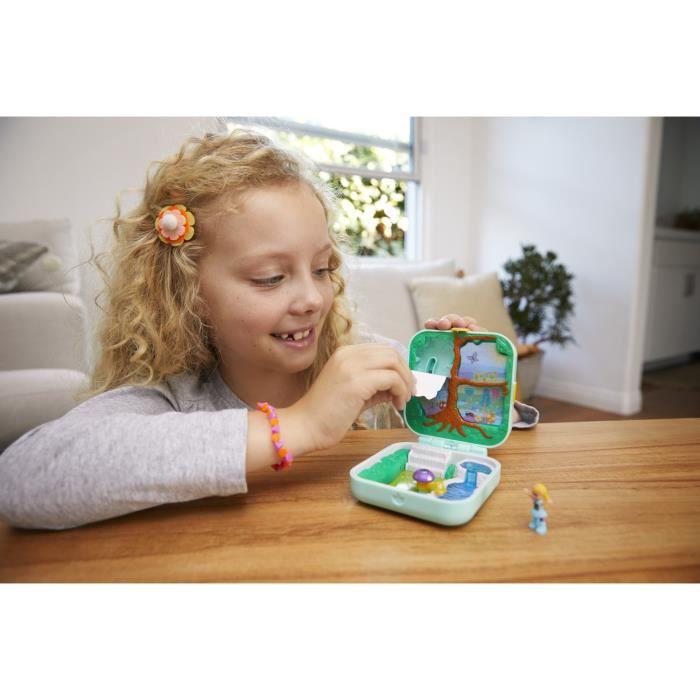 Coffret Secret La Forêt Enchantée de Polly - POLLY POCKET - Mini-figurine - 4 ans - Vert