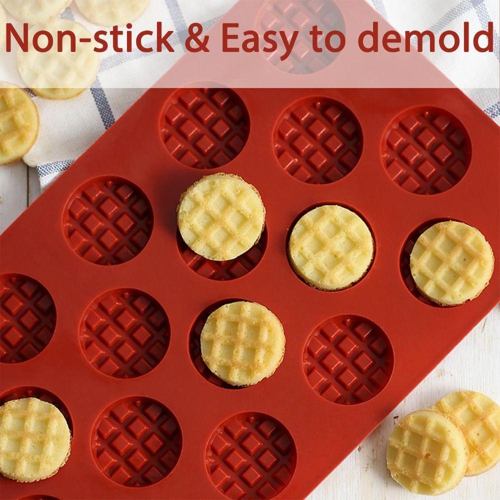 Food-Grade Silicone Baking Cake Molds Non-Stick Heat-Resistant Cookie Mold Reusable DIY Pudding Mould Dessert Baking