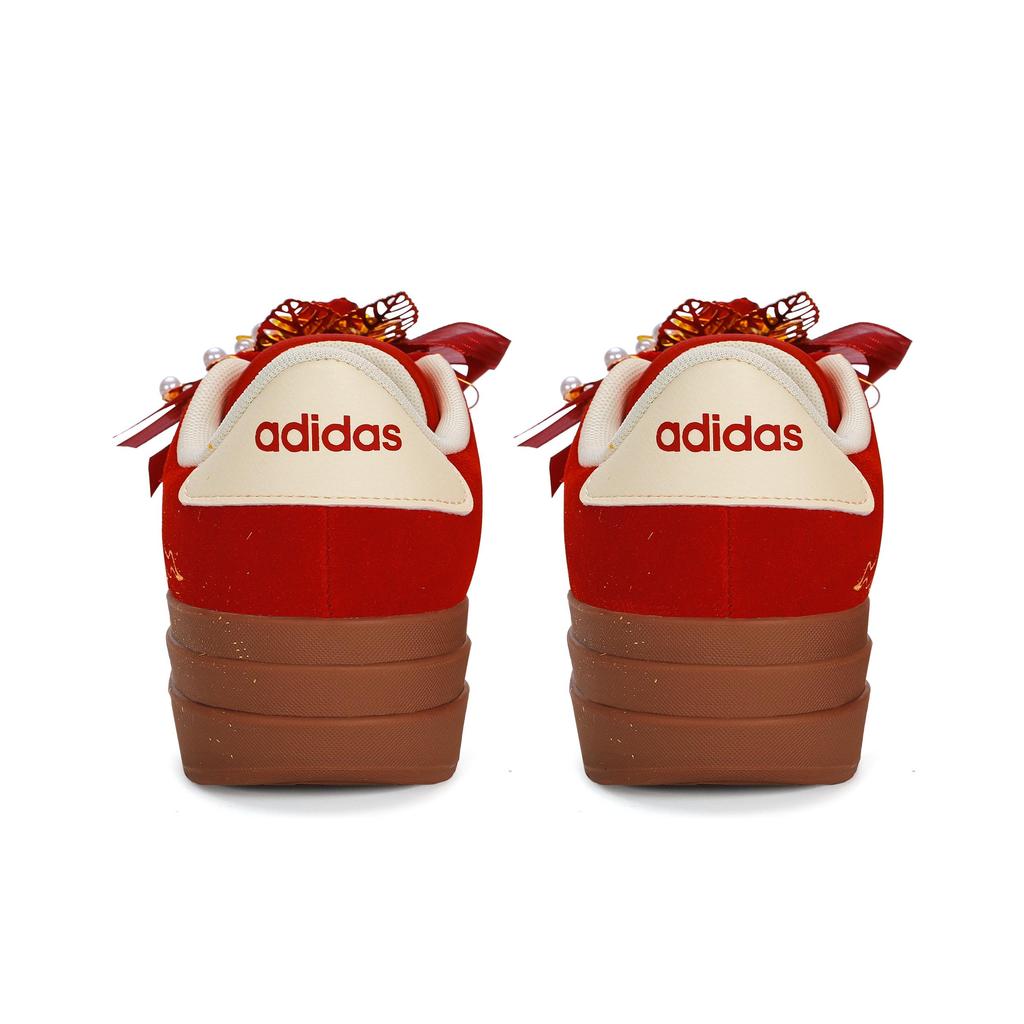  Adidas VL Court Bold Low top Skateboard Shoes Women's Red KJ6852(Team943-)    Random Packaging