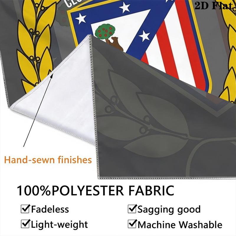 Atletico Madrid Crest Bedding 1 Duvet Cover 2 Pillowcase Without Core Bedding Set Christmas Birthday Gift Duvet Cover And Pillowcase Bedding