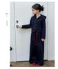 Marineblaues Herbst-Mode-Set für große Mädchen: Kapuzenjacke & Lässiges Zweiteiler-Outfit (Stil 2025)