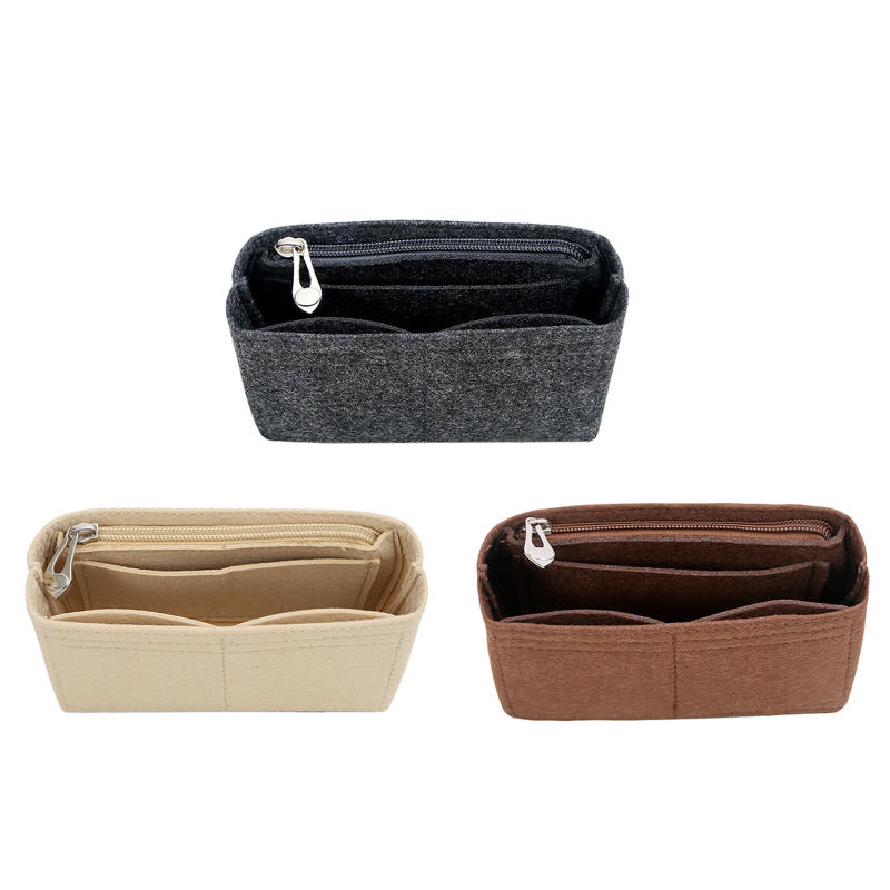 Trendy Felt Insert Bag Organizer Makeup Organizers Liner Perfect For Brand Women's Handbags Cosmetic Bags Bag Accesories