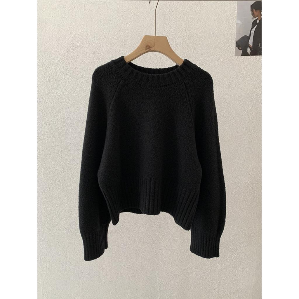 Ladies, Raglan Sleeves, Knitwear, Front Shoulder, Sweater, Long Sleeved, Warm Top