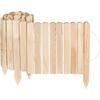 Wooden Garden Edging - CREATIVE HOME - 200 X 40 Cm - Natural Pine - Flexible Rollborder - Weatherproof Treated