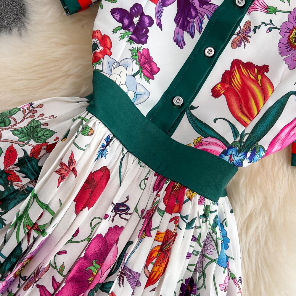 europe runway print dress European Fashion Heritage Association