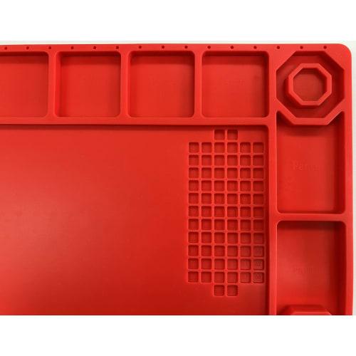 Doyusha Amazing! Red Silicone Mat for Hobbies, Medium, Hobby Tools