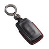 Styling Mouldings 1Pcs Genuine Leather Car Remote Key Fob Shell Cover Case For Land Rover Range Rover Evoque Discovery Sport 5 2