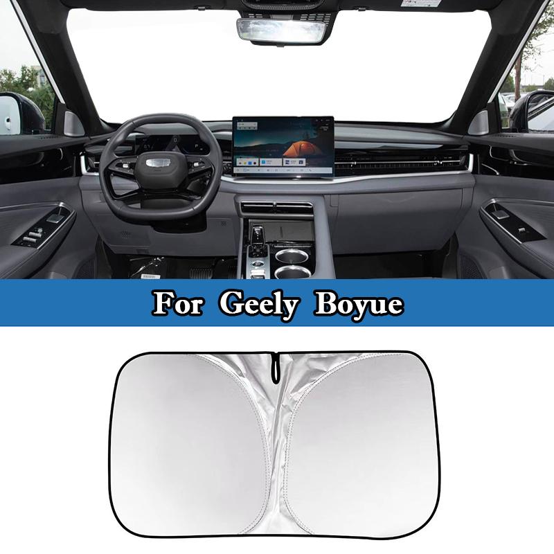 Car Windshield Sunshade Cover Front Window Interior UV Protection for Geely Monjaro Xingyue L Preface Boyue Haoyue Panda Binyue