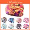 Fashion Comfortable Womens Pleated Large Size Spa Long Hair Swimming Ear Protection Swim Cap