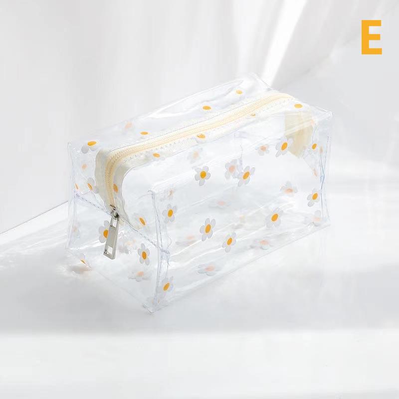 

Милый прозрачный пенал большой емкости коробка для ручек женская косметичка школьные канцелярские принадлежности милая косметичка