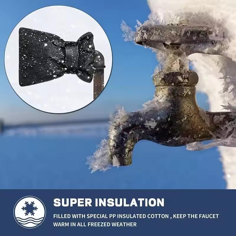 1/2/5/10Pcs Outdoor Faucet Cover Winter Freeze Protection Tap Insulated Sleeve Waterproof Anti Crack Tap Bag Pipe Protector