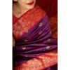 Royal Soft Lichi Silk Saree with Rich Pallu & All-Over Jacquard Work | Designer Party Wear Saree with Exclusive Jacquard Border Blouse