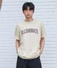 FILLUMINATE Essential Arch Logo Pigment T-Shirt - Beige