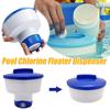 Poolklordispenser Flytande klordispenser Stor kapacitet Pooltablettflottör För klortabletter Rengöring Simning